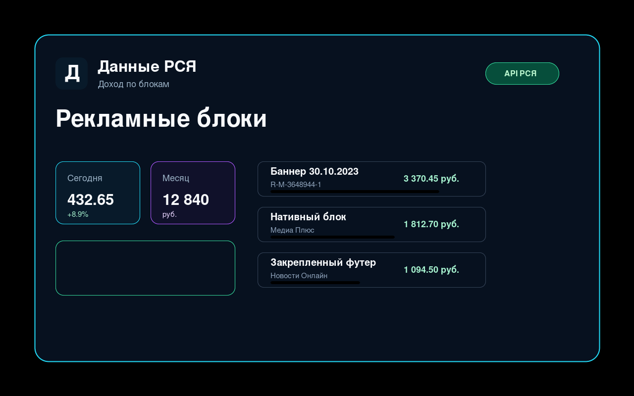 RSYA Data skelbimų blokai
